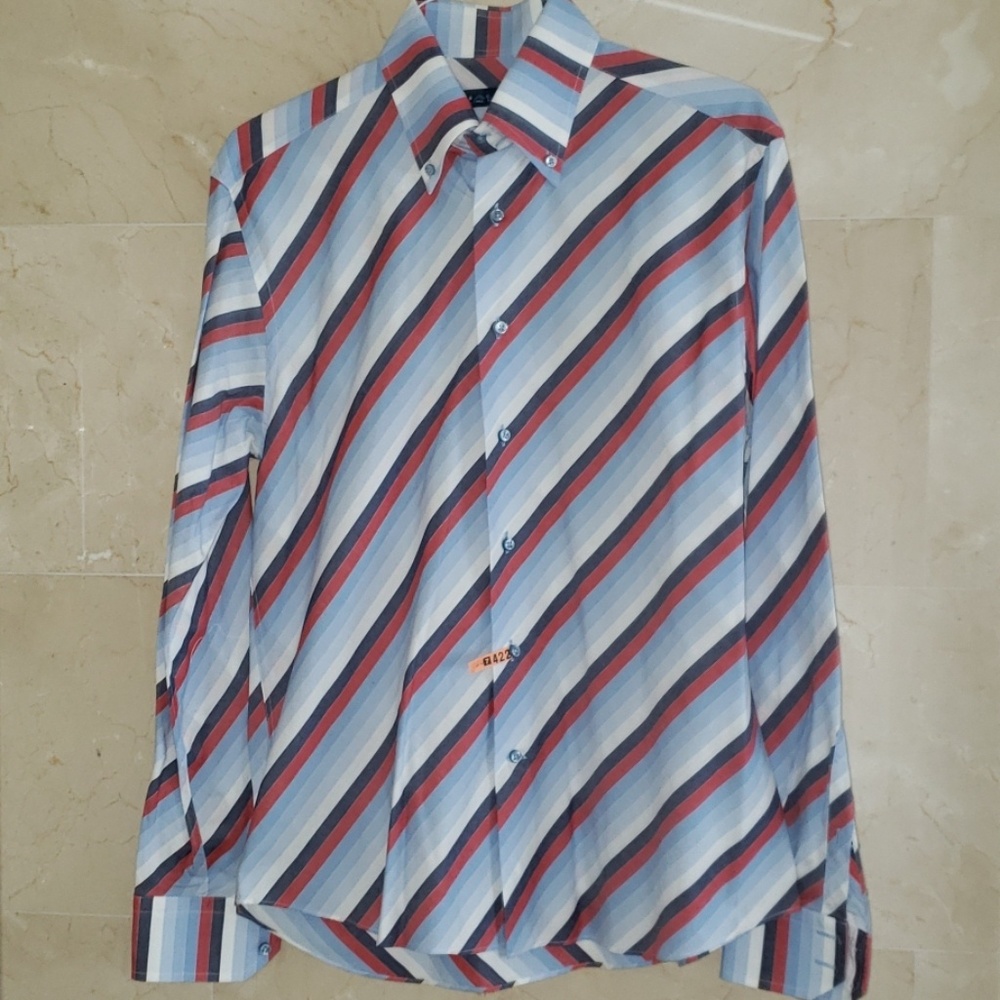 MEN'S ITALIAN ALEA BUTTON DOWN DRESS SHIRT